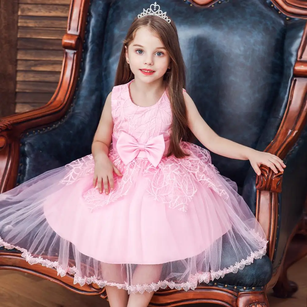 Новая летняя одежда для маленьких девочек Новое Детское платье принцессы