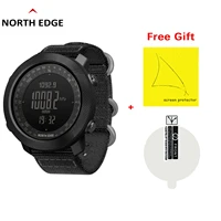 north edge apache mens smart watch altimeter barometer compass military army smartwatch swimming running clock waterproof 50m