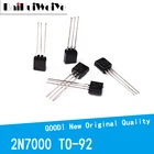 20 шт.лот 2n7000 TO92 маленький сигнал MOSFET транзистор 60 вольт N-channel 0.3A 60 V TO-92 новый оригинальный чипсет хорошего качества