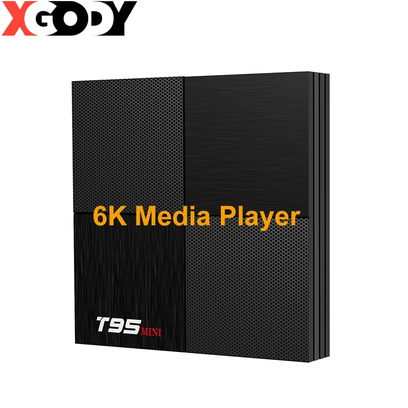 ТВ приставка XGODY T95 MINI 6k HD четырехъядерный H6 2 4 ГГц Wi Fi HDMI 0 умный медиаплеер на базе