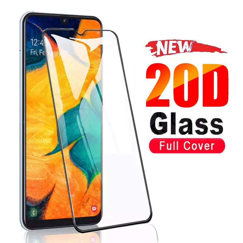 

20D Tempered Glass For Samsung Galaxy A51 A71 A70 A30 A60 A90 A10 Screen Protector Glass M30 M20 A20 A40 A50 Protective Glass