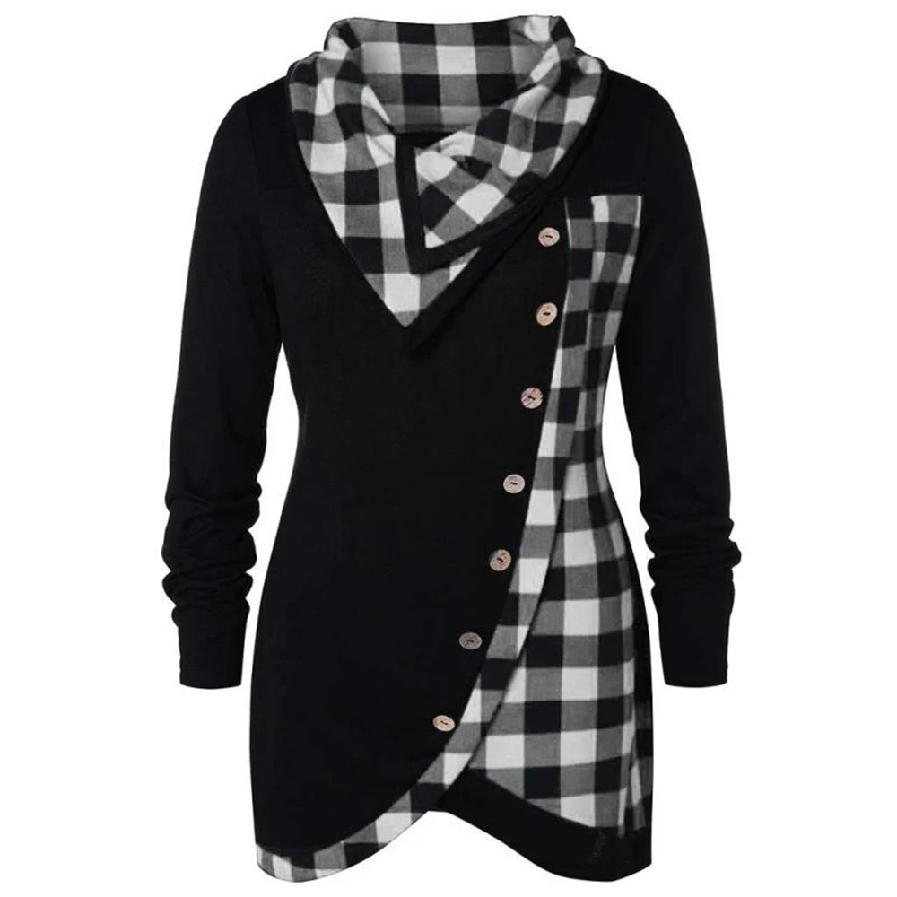 Женская Рождественская Толстовка с длинными рукавами свободное повседневное