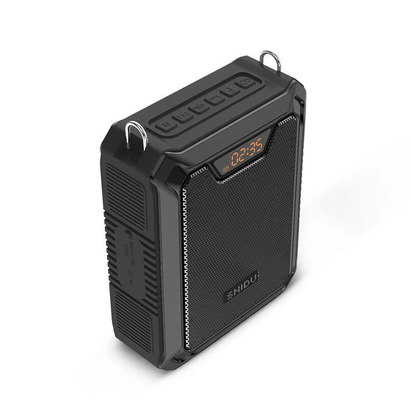 

SHIDU 30W output power IPX 5 waterproof portable Rechargeable Bluetooth PA Loudspeaker for outdoor Voice amplifier