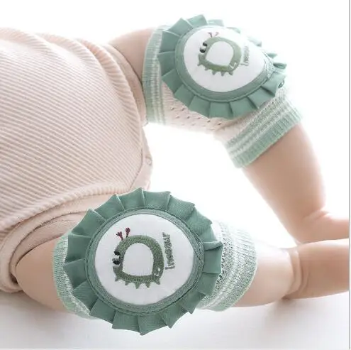 

0-3Year New summer children's knee pads combed cotton mesh breathable baby infant crawling knitted knee pads