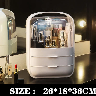 PDL white 2 Рождественская коробка для хранения косметики, ящик для хранения маски, отделочная коробка, Настольная Европейская коробка для хранения ювелирных изделий - Цвет: PDL white 2