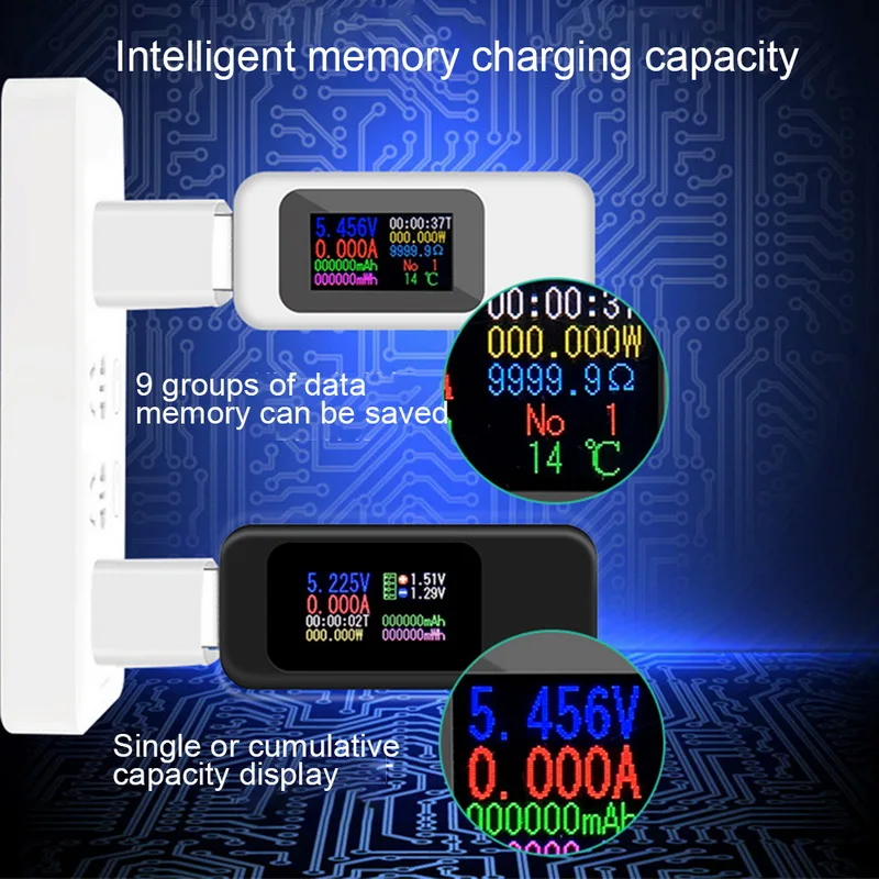 DC USB тестер тока 4-30 в измеритель напряжения Амперметр цифровой монитор Емкость