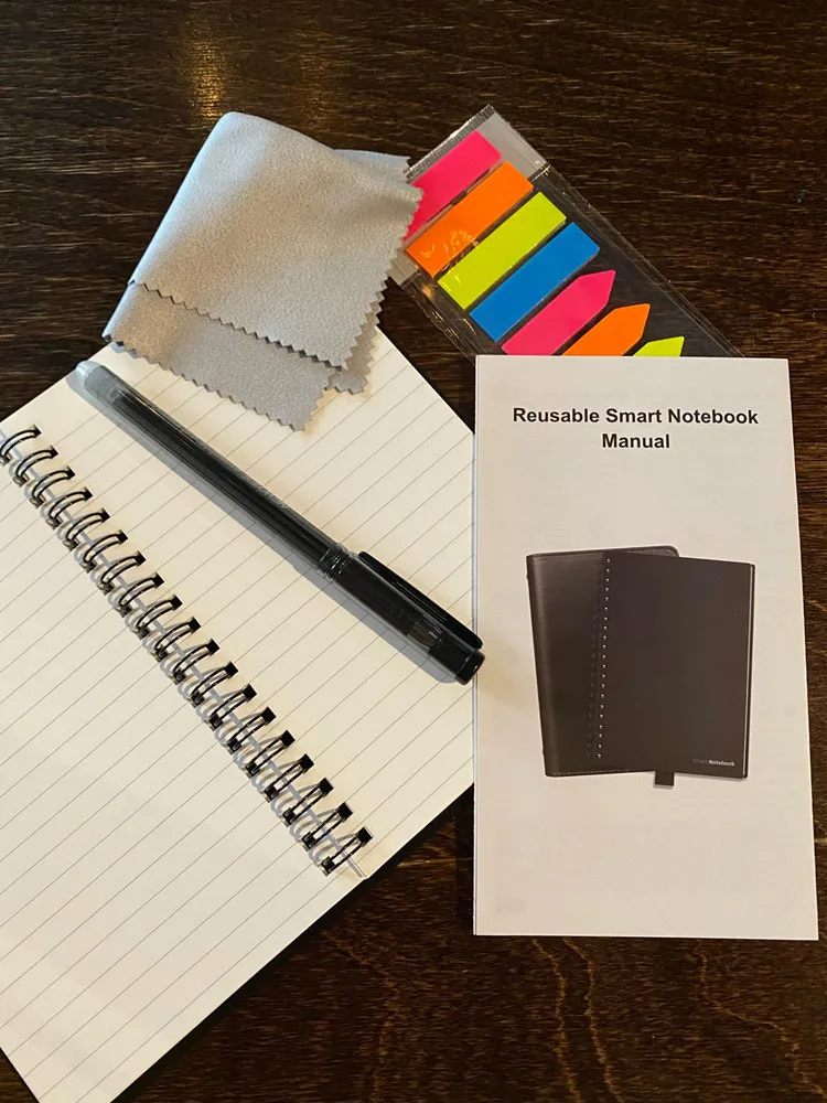 Ручки для блокнота многоразовые стираемые с г...