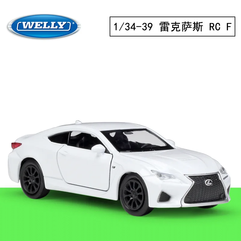 

Welly оригинальная фабрика 1:38 Lexus RC F модель автомобиля из сплава