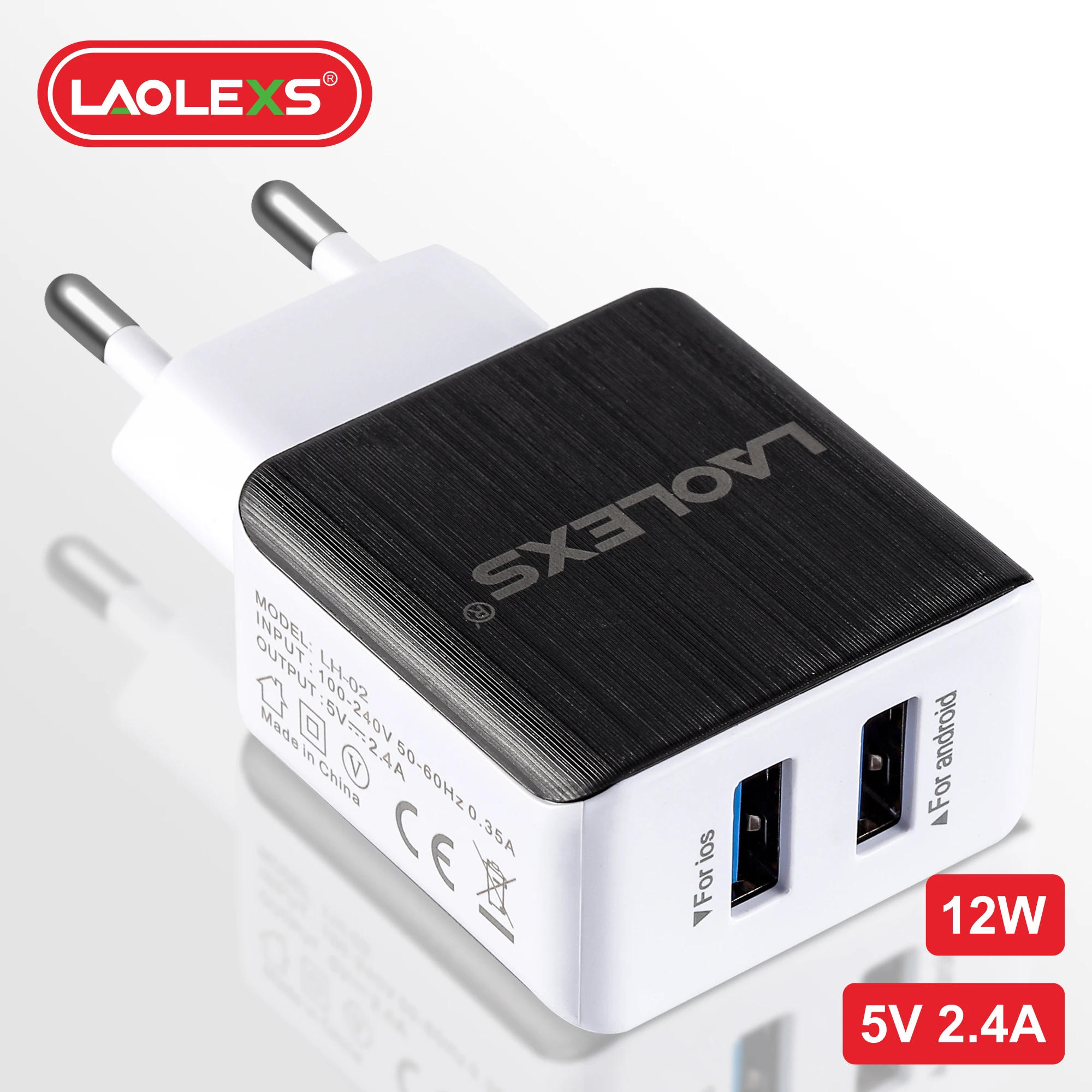 Устройство для быстрой зарядки LAOLEXS 2 USB порта 4 А 12 Вт|Зарядные устройства