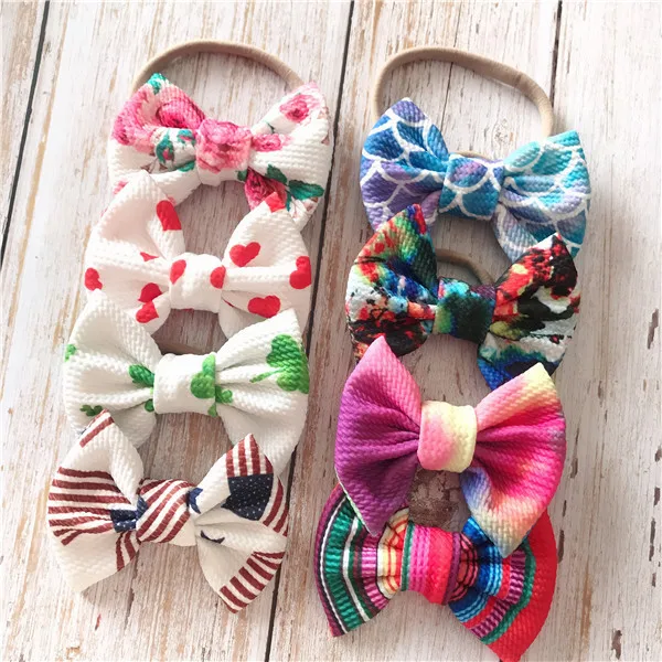 Diadema con lazo grande para ni&ntilde;a peque&ntilde;a, accesorios para la cabeza, nudo el&aacute;stico-1
