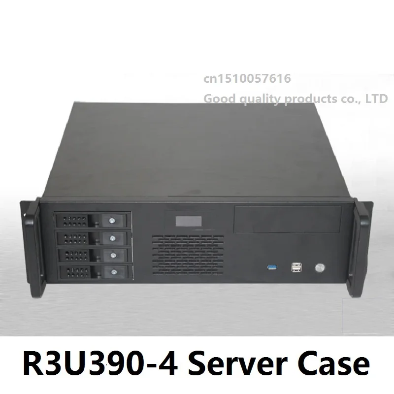 R3U390 4 ITX материнская плата горячий подключение USB3.0 ЖК дисплей 3U чехол для сервера