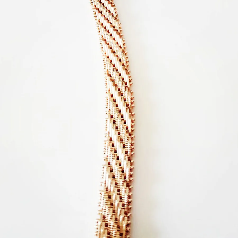 585 золотой браслет мужские ювелирные изделия новая мода 20 см длинный браслеты 8 мм