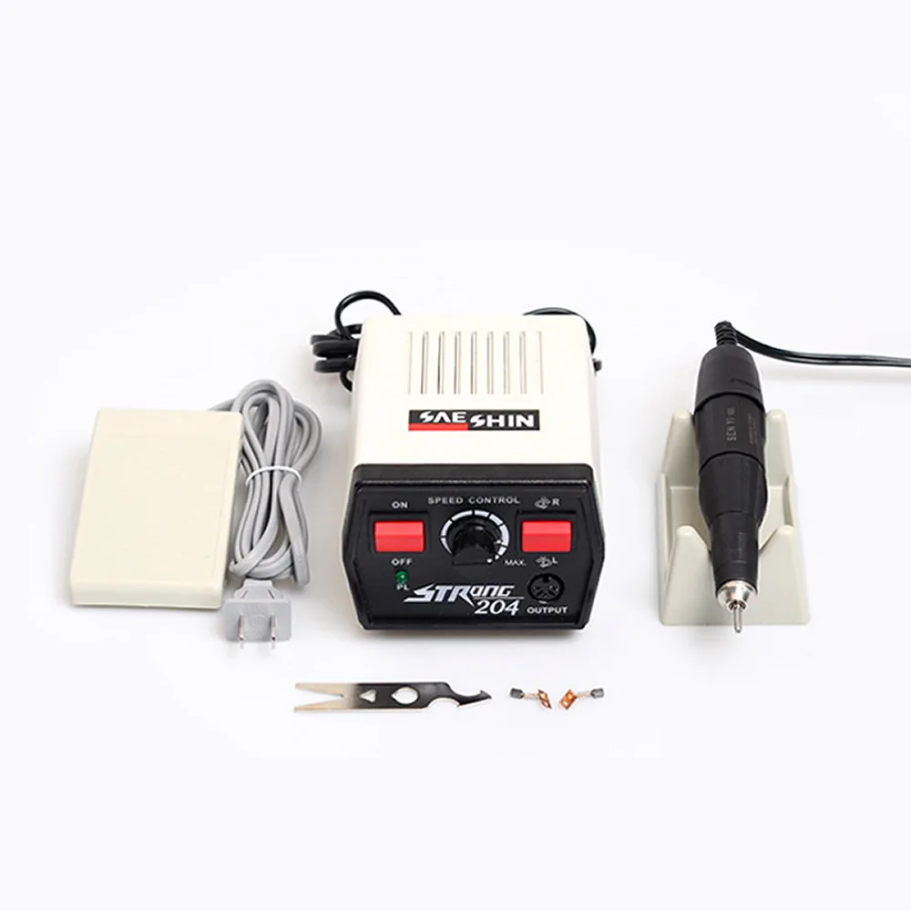 220 В инструменты для полировки ногтей ювелирных изделий 204 микромотор мощный
