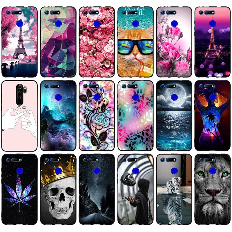 Чехол для Huawei Honor View 20 мягкий силиконовый чехол из ТПУ V20 PCT-L29 Защитные чехлы