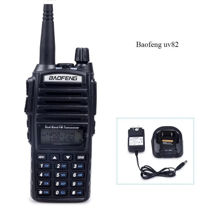 Baofeng UV-82 5 Вт/8 Вт/10 км дальность Портативный иди и болтай Walkie Talkie VHF/UHF PTT