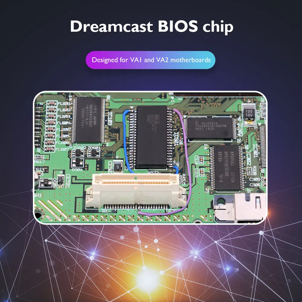 Замена чипа с килограммами для SEGA Dreamcast VA1 VA2 аксессуары материнской платы детали
