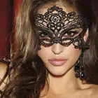 Сексуальная Женская ажурная маска, сексуальная игрушка для косплея, кружевная Маскарадная маска для глаз, Эротическое нижнее белье, магазин фетиша и флирта на Хэллоуин для взрослых
