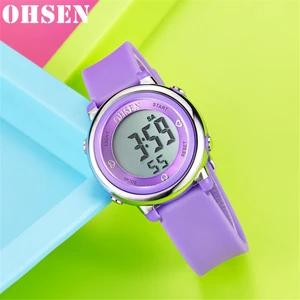 Мужские спортивные часы OHSEN, модные многофункциональные мужские водонепроницаемые светодиодные цифровые часы, мужские военные часы, мужские часы