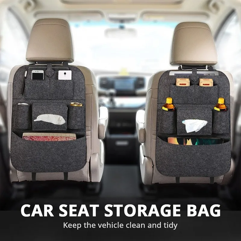 

Car Back Seat Organizer Back Seat Storage Bag Universal Box Back Seat Bag Organizer Pouch Foldable Car Storage Bag