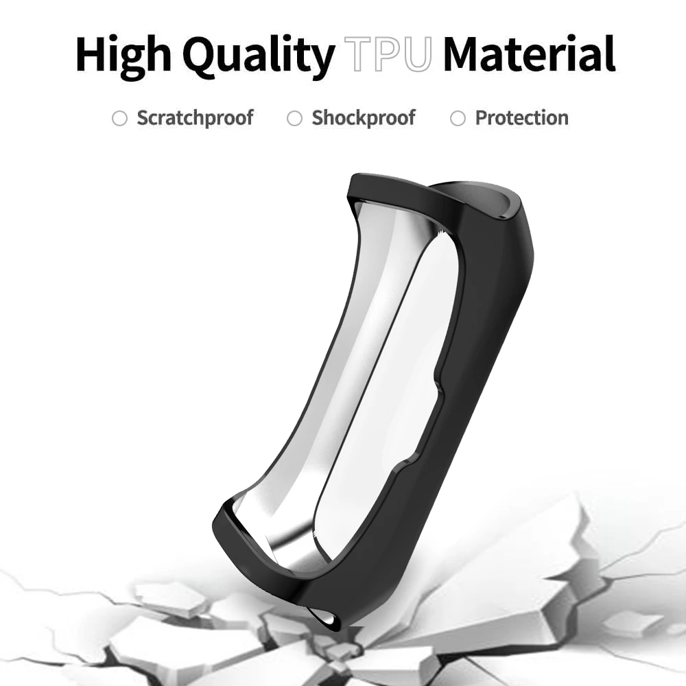 For Samsung Galaxy Fit-e SM-R375 Soft Screen Protect Cover Smart Watch Full TPU Case Scratch-resistant Band Accessories | Электроника