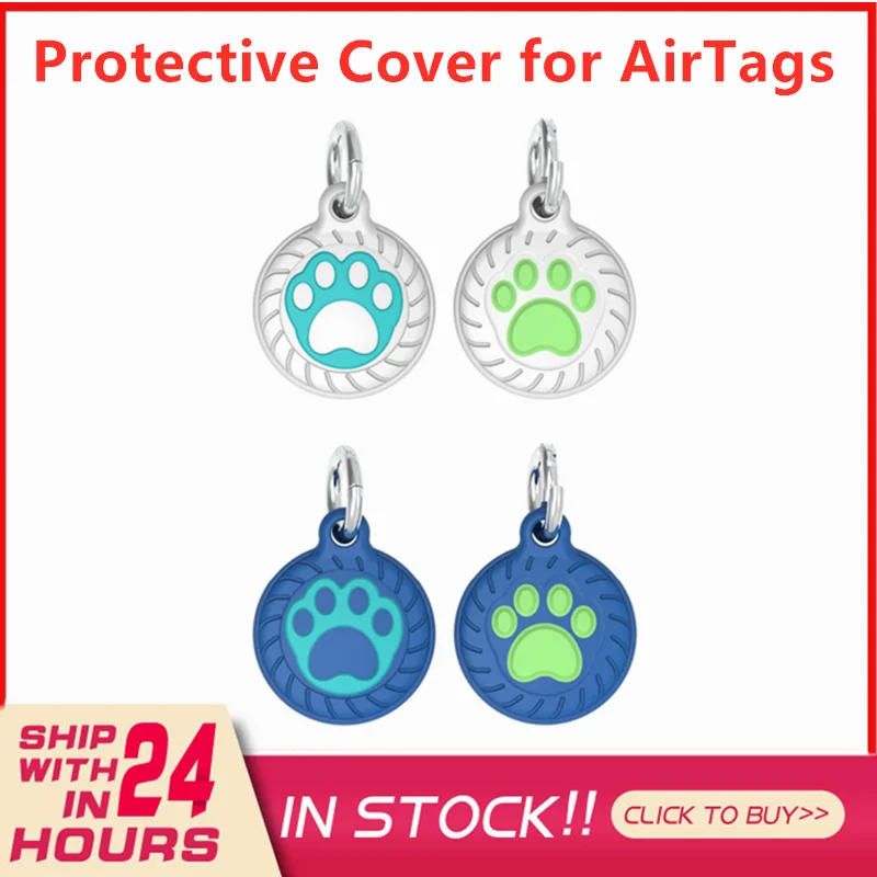 

2021 Luminous Models Protective Cover Location Tracker Silicone Case With Buckle For AirTags Tracker Anti-lost Device Keychain