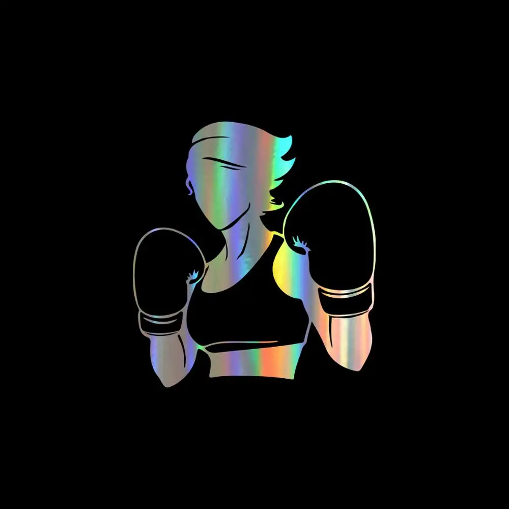 Индивидуальные милые боксерские автомобильные наклейки из ПВХ модные