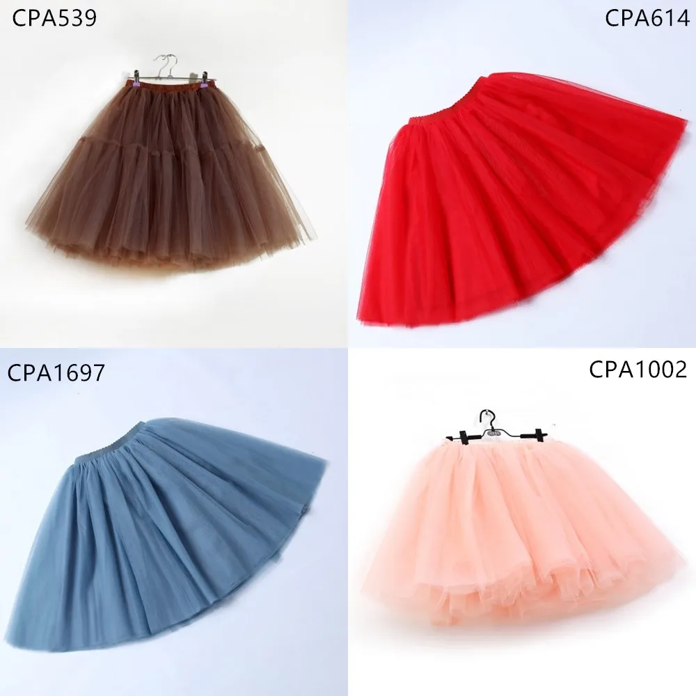 Женская фатиновая юбка подъюбник It's yiiya разноцветная Короткая Свадебная на