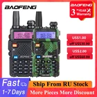 Портативная рация Baofeng UV-5R, 5 Вт, УКВ, УВЧ, Двухдиапазонная радиостанция Baofeng UV 5R, портативный трансивер для охоты, любительских радиостанций