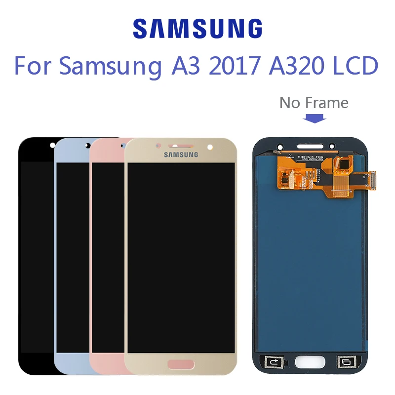 For Samsung Galaxy A3 LCD Display Touch Screen Digitizer Assembly A320 A320M SM-A320F A320FD LCD