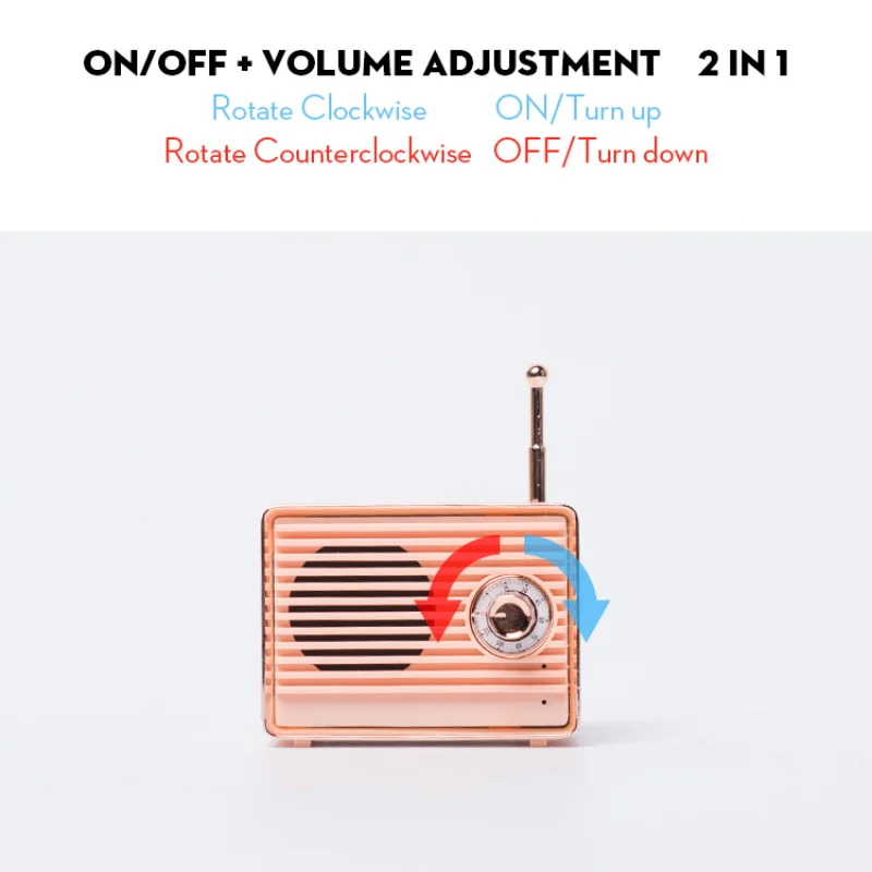 Портативный беспроводной Bluetooth динамик мини сабвуфер радио стильный для Xiaomi Samsung