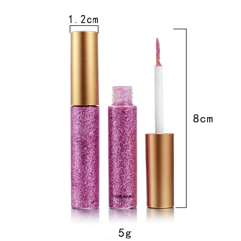 

10Pcs/set Colorful Shimmer Eyeliner Makeup Cosmetics Pencils Glitter Eyeliner Liquid Long Lasting Shining K7M0