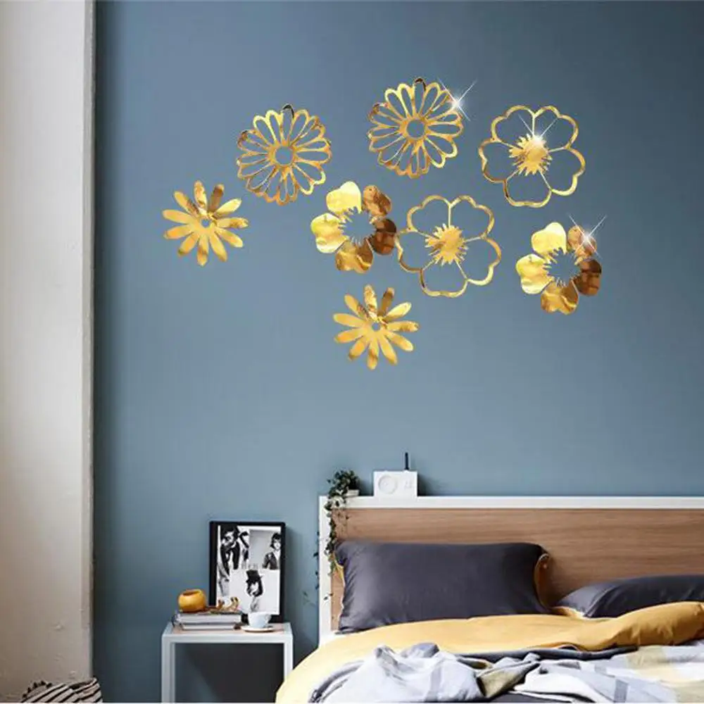 2M Gold Silver Hollow Flower Leaves Garland Party Banner Bunting Paper Hanging Wall Sticker Decoration | Дом и сад