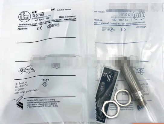 Встроенный индуктивный датчик приближения IG5788 male PNP нормально открытый M18
