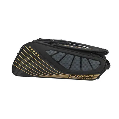 Li-Ning бадминтон ракетка сумка для 6-pack обуви карманный Профессиональный Спорт Спортивная ракетка сумка ABJP076 ZYF348 - Цвет: ABJP076-1H