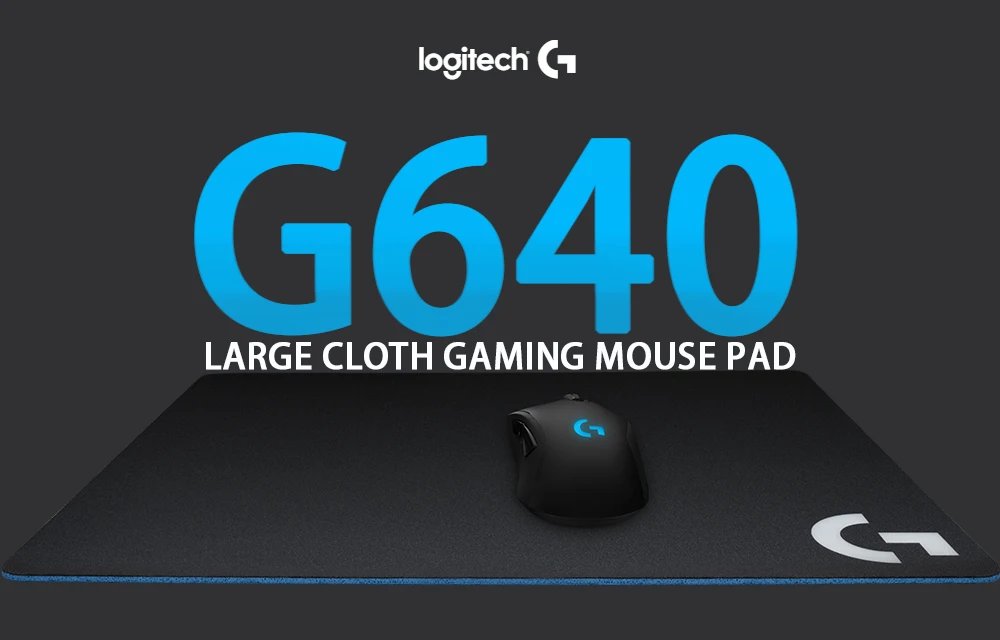 Logitech large mouse pad G640 gaming mouse pad for pc mouse gamer