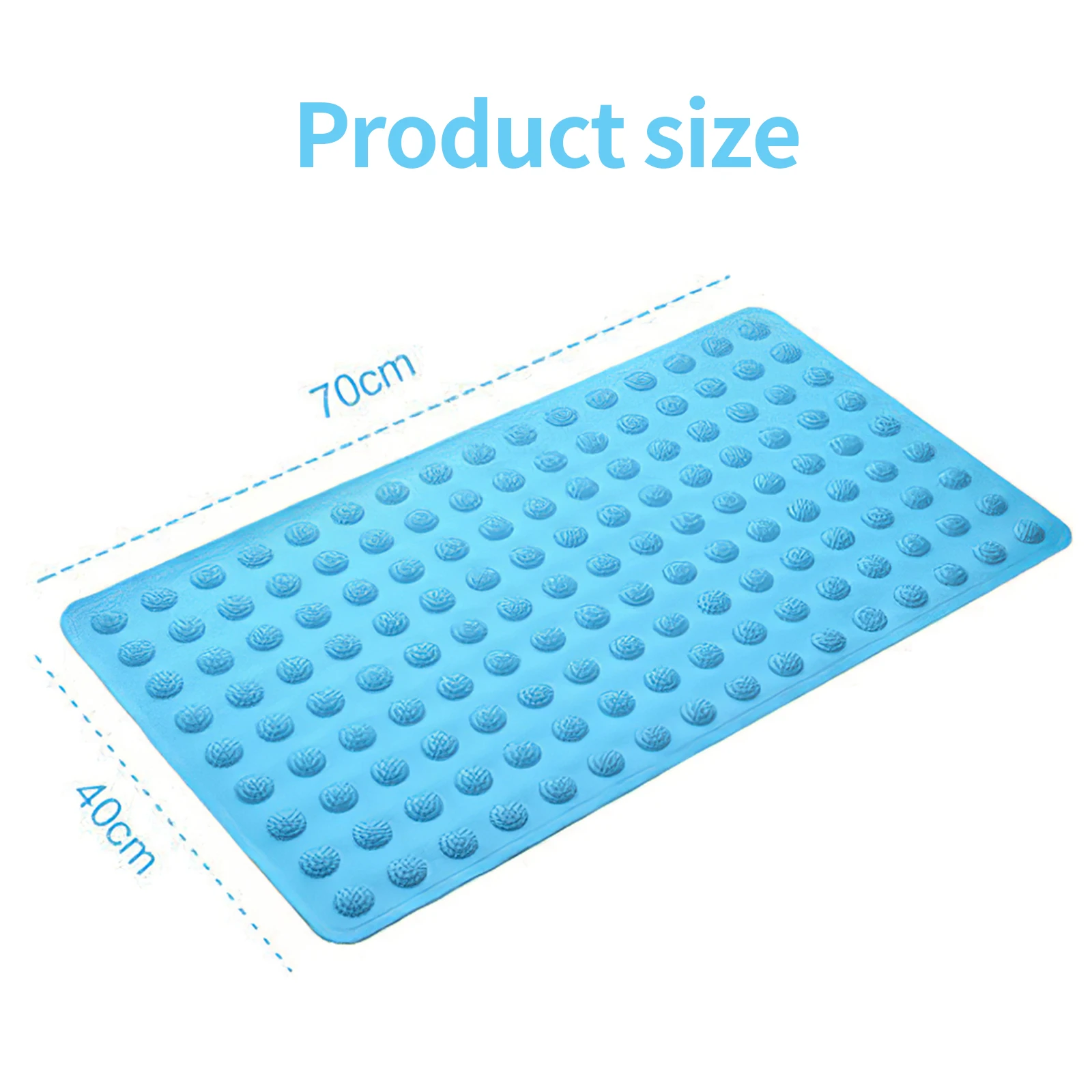

Bath Tub Shower Mat 40*70cm Non-Slip And Extra Large Bathtub Mat With Suction Cups Washable Bathroom Mats With Drain Holes
