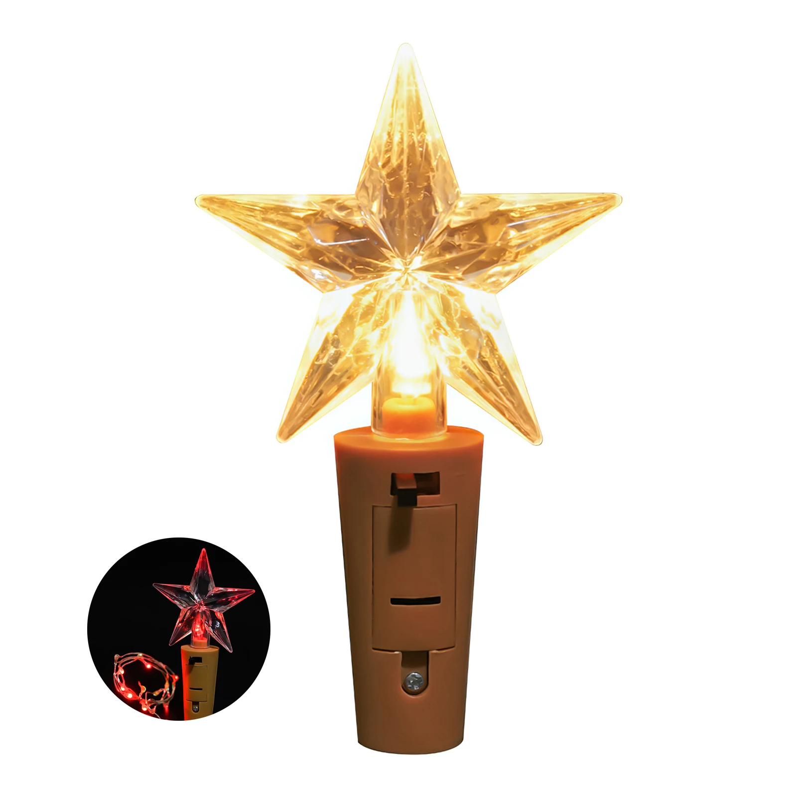 

8pcs 7 Light Color Wine Bottle Cork String Light Wine Bottle Cork Fairy Light Decorative String Lamp For Home Festival Party