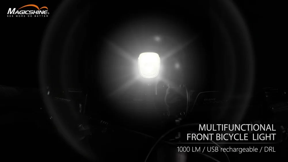 Magicshine ALLTY 1000 USB зарядный передний велосипедный светильник CREE XP-L V6 max 1000 люмен Magicshine SEEMEE 20 задний велосипедный светильник