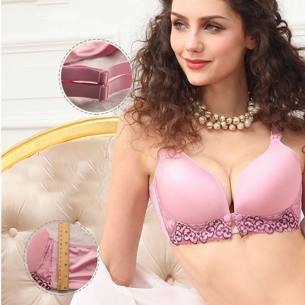 Женский Регулируемый бюстгальтер с застежкой спереди экстра эластичное нижнее