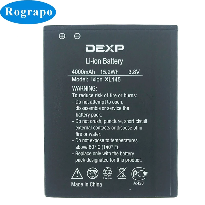 Новый Сменный аккумулятор 4000 мАч XL 145 для DEXP Ixion XL145 Snatch аккумуляторы