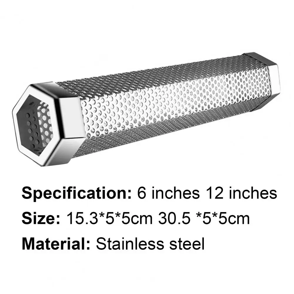 

Stainless Steel Smoker Tube Rust-proof BBQ Pellet Smoker Tube Accessories