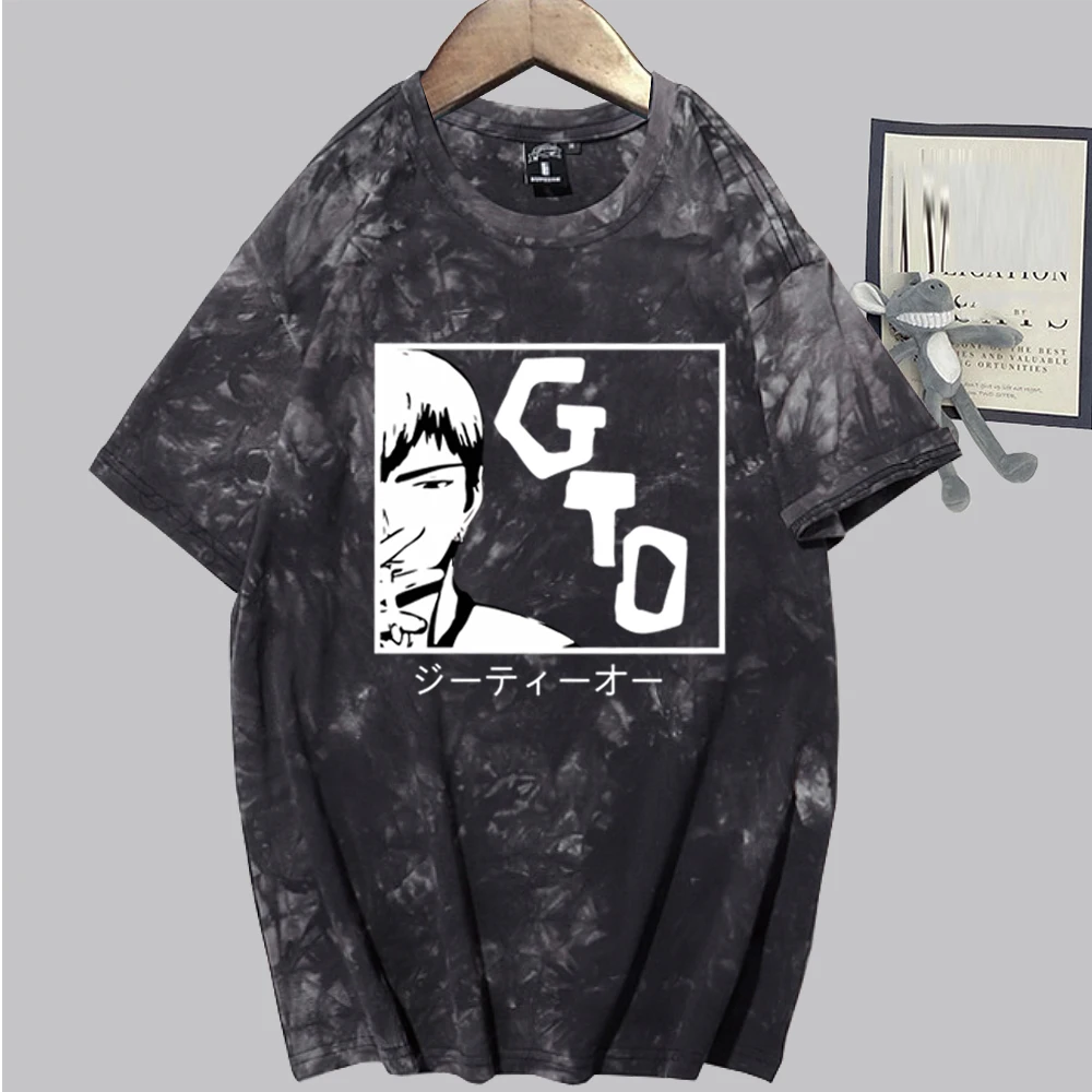 

Anime Great Teacher Onizuka Gto Printed T Shirt Men Streetwear Hip Hop Male T-Shirts