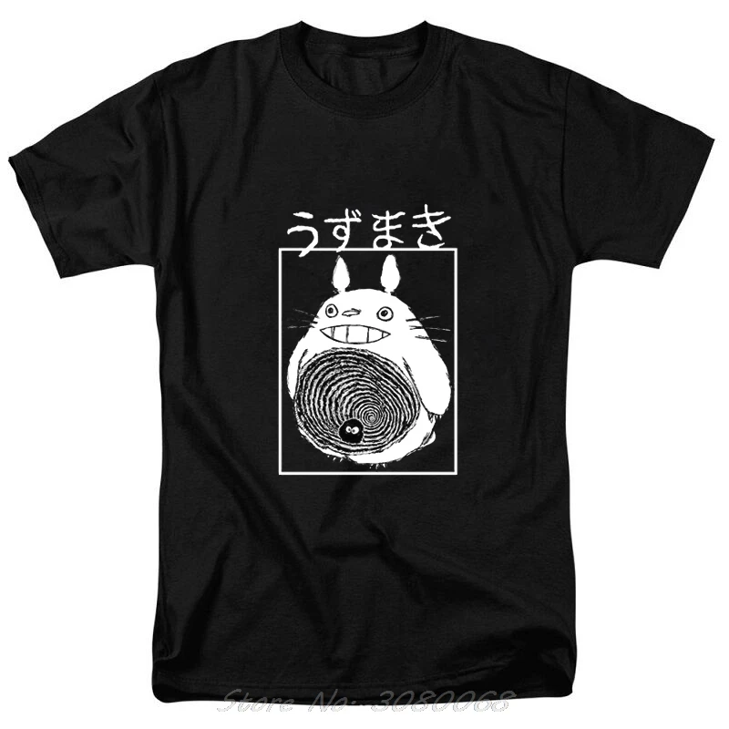 Человек Manga Джунджи Ito Мой сосед Тоторо Забавная футболка Синтаро каго девушка