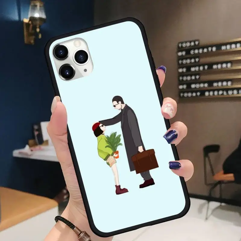 

Leon Matilda Natalie Portman Movie Phone Case for iPhone 11 12 pro XS MAX 8 7 6 6S Plus X 5S SE 2020 XR mini Funda