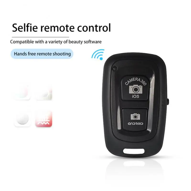 

Совместимая с Bluetooth кнопка дистанционного управления Беспроводное управление ler селфи-Палка с таймером для камеры спуск затвора селфи для ...