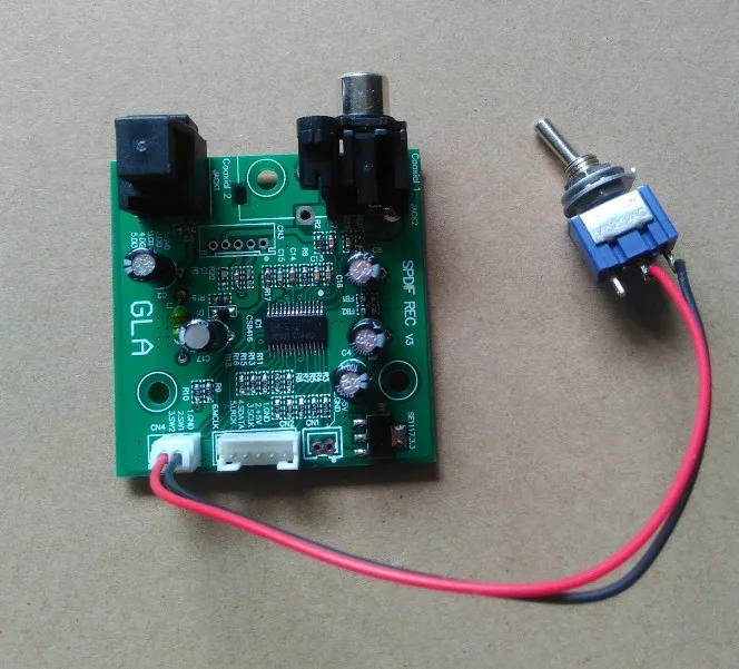 

Cs8416 Коаксиальная оптоволоконная приемная плата SPDIF прием, установка DAC