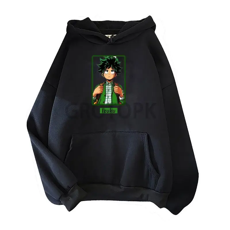 

My Hero Academia Comic Hoodie Casual Pullover Everyday All-match Pocket Pullover Oversized Loose Fashion Sports Hoodie Men