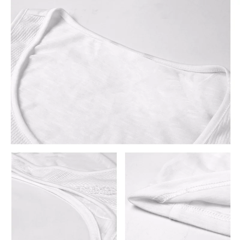 

JLI MAY Original White Tank Tops Women Button Sleeveless Loose Casual Fashion Cute Tops Womens Clothes