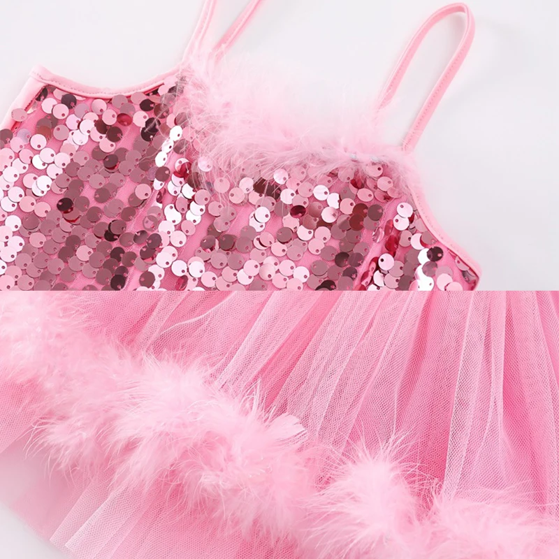 Балетное платье для девочек модное кружевное фатиновое Профессиональная