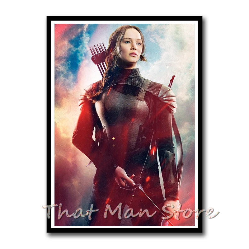 Постеры с принтом из бумаги белым покрытием Голод-игры 3 стеновых стикеров